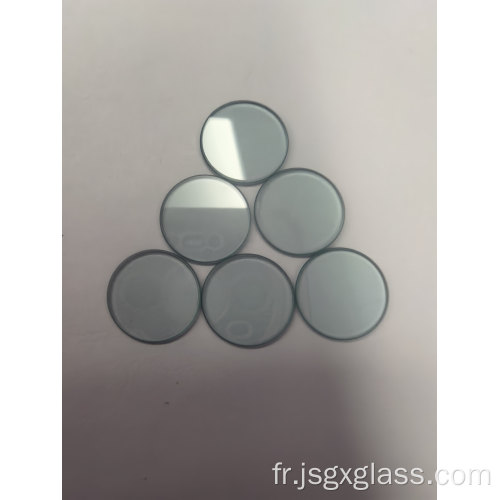 Disques de fenêtres en verre filtrant bleu d'isolation optique KG5